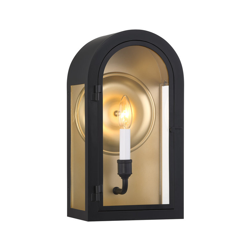 Lanterne murale d'extérieur 1 lumière Grotto, 1, H 15 po x l 8 po x P 8 po