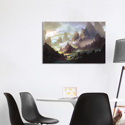 The Land Of Ar - Kinuth by Ferdinand Ladera - Wrapped Canvas Print
