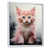 White Floater Framed