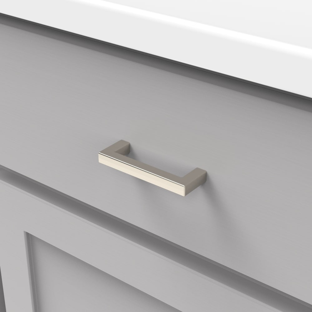 Skylight Cabinet Handle Pull, Polished Nickel, 3", 1