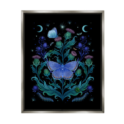 "Floral Night Sky Butterfly" par Episodic Dessins sur