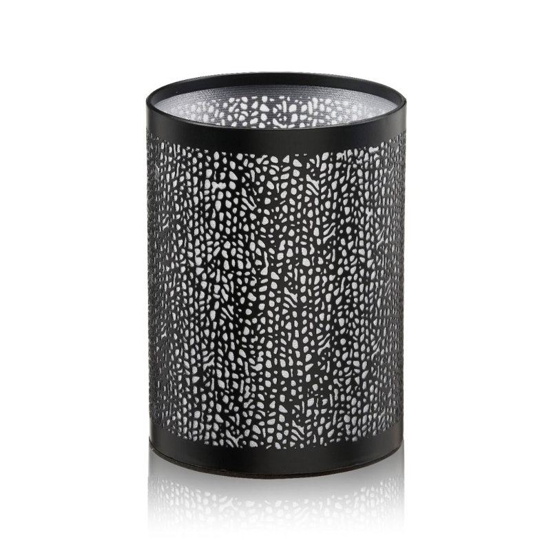 Alazah Seraphine Rechargeable Wireless Table Lamp with Remote - Black, Black