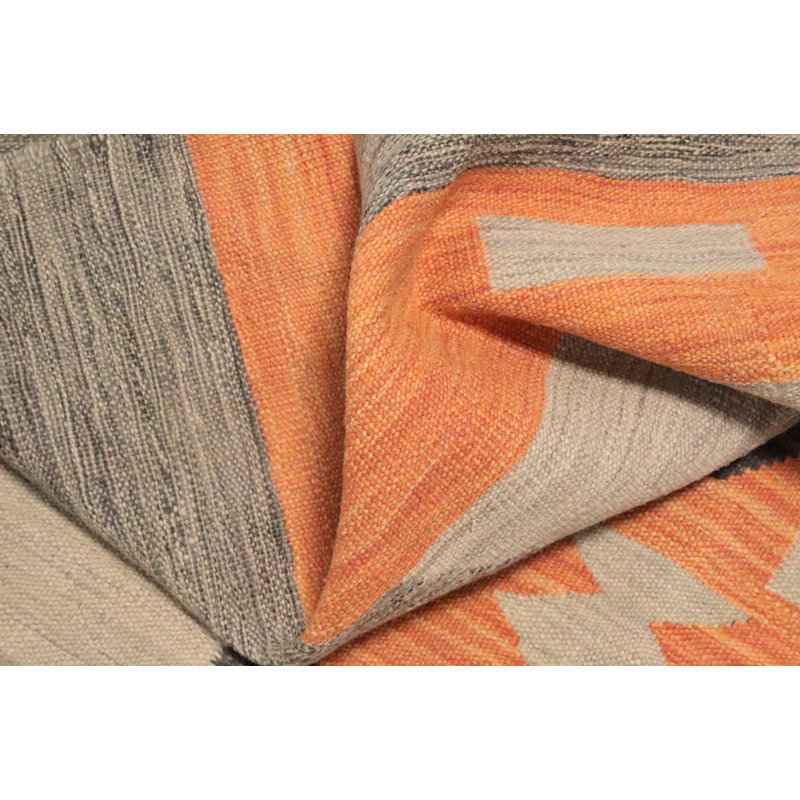 Tapis tissé à plat géométrique Kilim