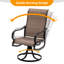 Fauteuil de patio pivotant Bhairavi