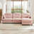 Modular Sectional L Shaped Couch With Ottoman, Premium Chenille Fabric,Tufted Cushion Backrest Design,Ergonomic Design Easy Install-1318342451