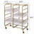 Serving Cart with 3 Adjustable Trays-1017472445