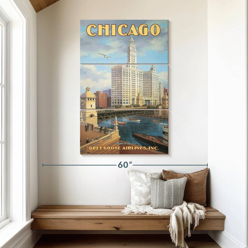 Sireci Chicago, 50" H x 32" W