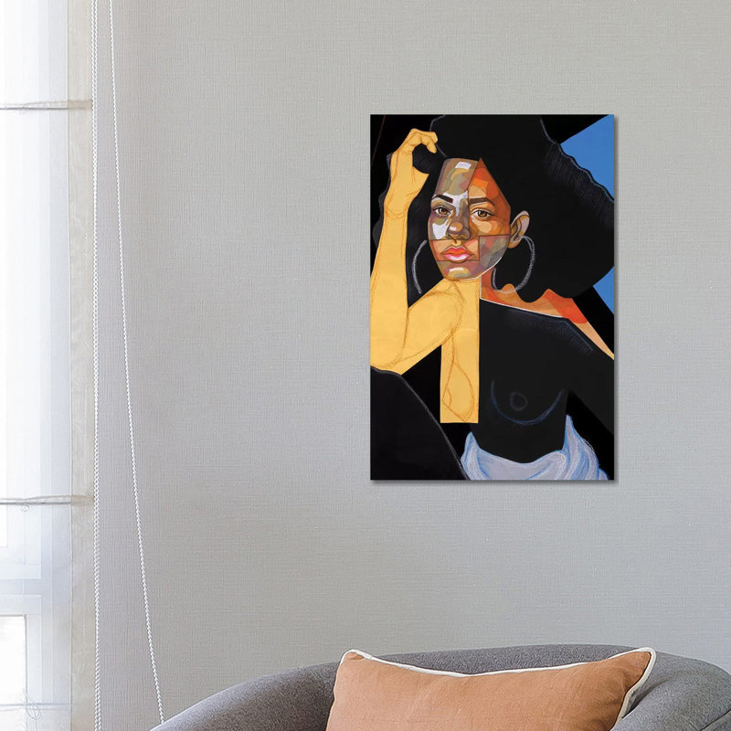 Black Picasso - Print on Canvas, Wrapped Canvas, 66.04 cm H x 45.72 cm W x 1.91 cm D