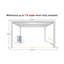 13 pi. L 10 pi. D Pergola en alliage d'aluminium avec guirlandes de lumières de 48 pi