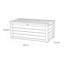 570L Outdoor Storage Bench Weatherproof