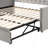 Twin Size Upholstered Daybed With Pop Up Trundle-943672462