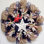Couronne nautique avec maille décorative intérieure / extérieure en osier blanc 24 pouces de diamètre