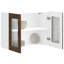 Kitchen Wall Cabinet With Glass Door Kalmar Engineered Wood-64069116-64069118