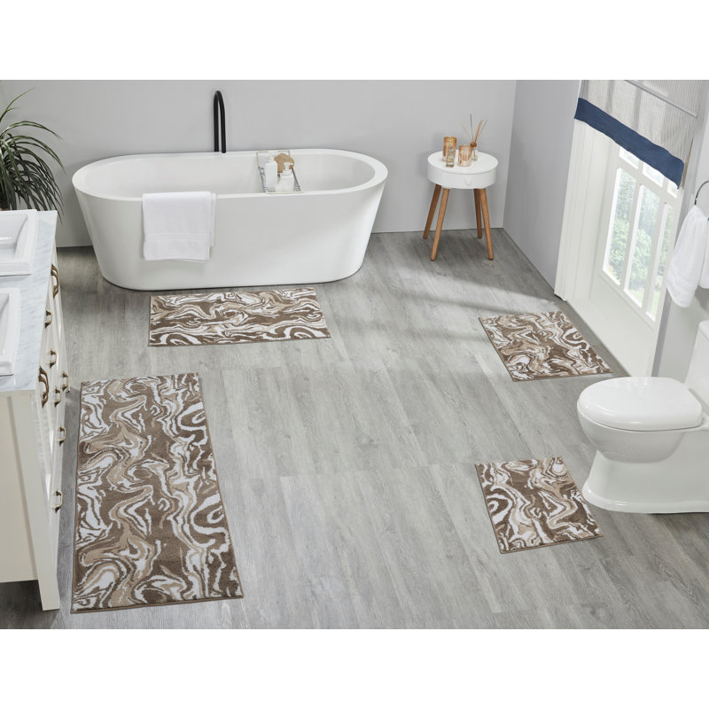 Tapis de bain Marbella, L 32 po x l 20 po, Beige