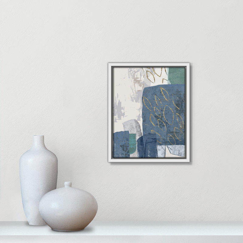 Shape of Formation II - Blue Version Print par Casa Fine Arts, Blanc, H 11,5 po x l 9,5 po