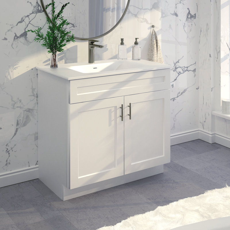 Base de meuble-lavabo simple 36 po Shaker