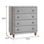 Commode, boucle grise