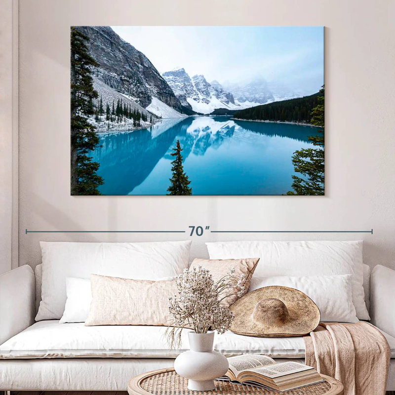 Alvord Moraine blanc hiver, H 34 po x l 51 po