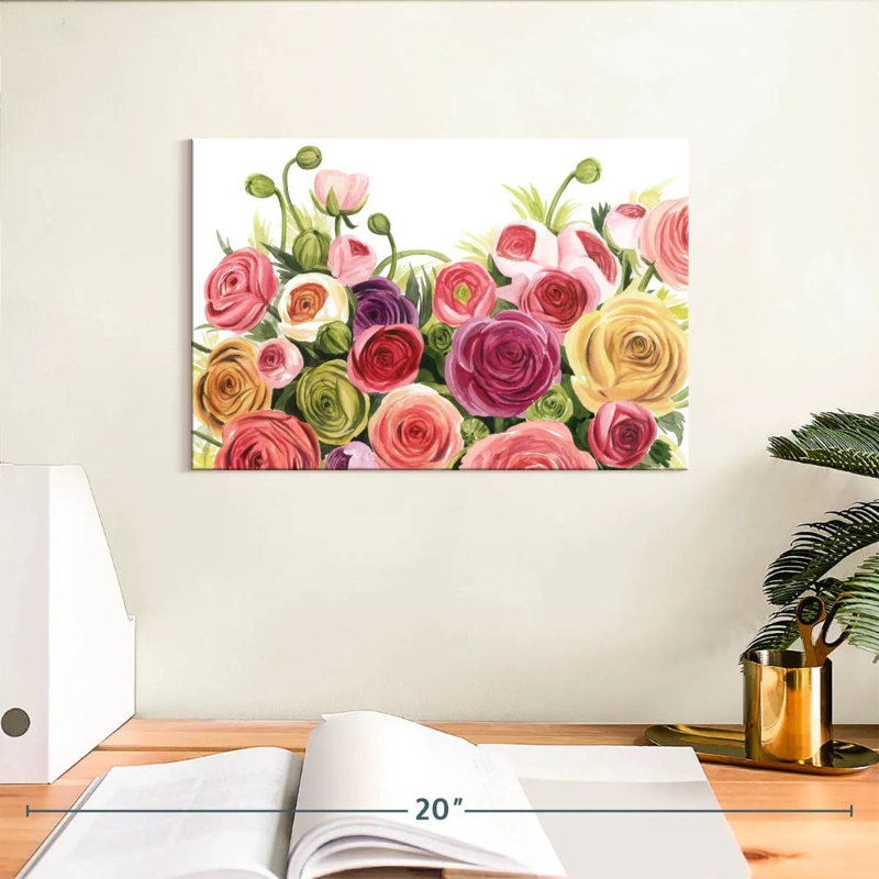 Panorama Harnek Ranunculus, H 8 po x l 12 po