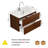 32-Inch Wall-Mounted Bathroom Vanity-76709329