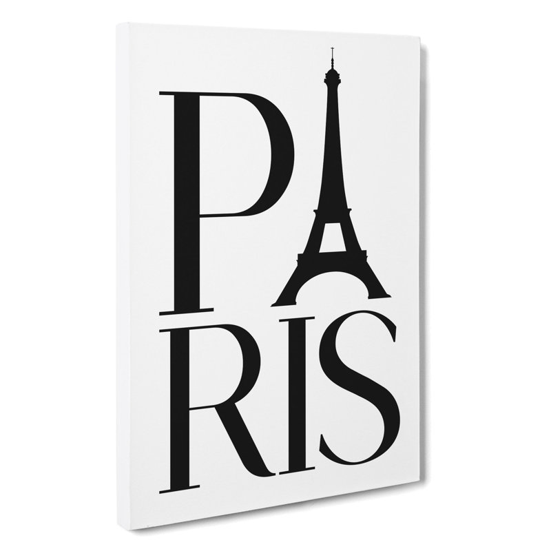 Paris - Wrapped Canvas Print, 50cm H x 35cm W x 3cm D
