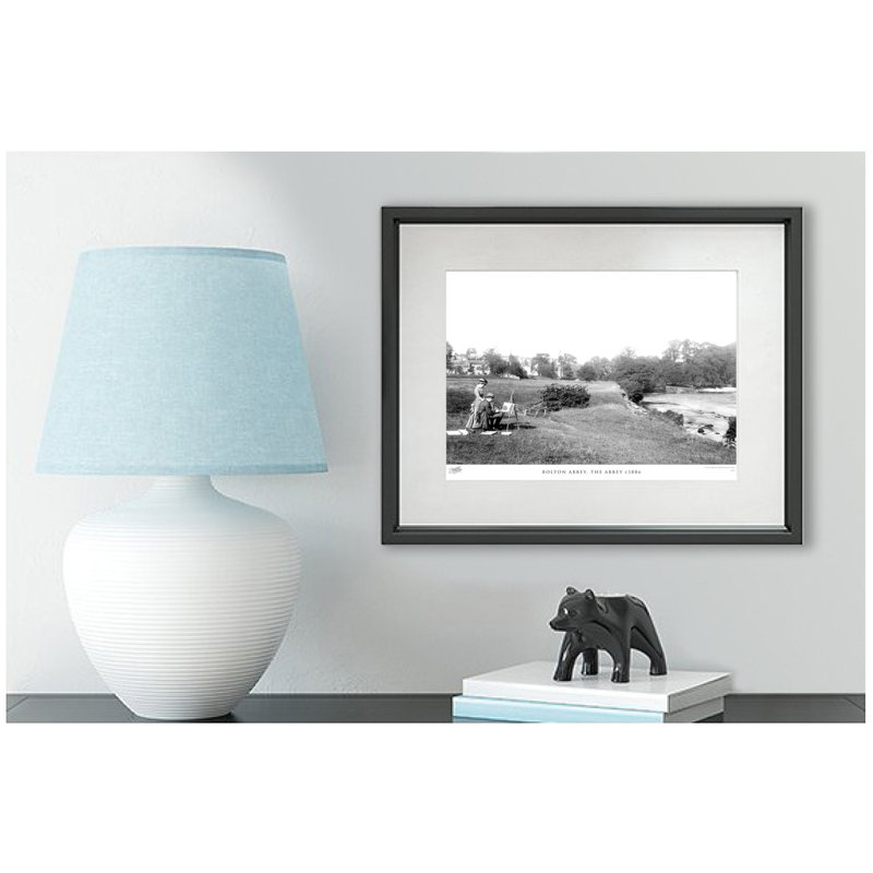 Bolton Abbey, The Abbey C1886 - Single Picture Frame Print, 28cm H x 36cm W x 2.3cm D