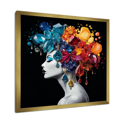 Art urbain encadré Urban Elegance Woman
