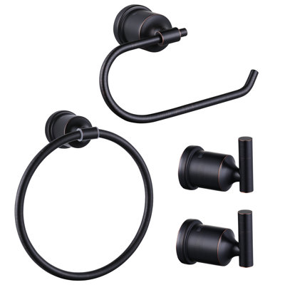 4 - Piece Bathroom Hardware Set