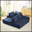 Canapé modulaire surdimensionné en L FAUX FUR-1146594016