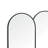 42.1'' W Triple Arch Framed Wall Mirror