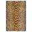 Sylvan Animal Leopard Print Machine Washable Black / Orange / Yellow Indoor Area Rug with Non-Slip Backing-1946208179-1946208178