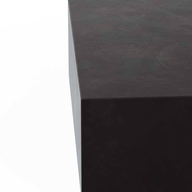 Kareen Square Coffee Table, 16.5" H x 47.25" W x 47.25" D, Lava Brown