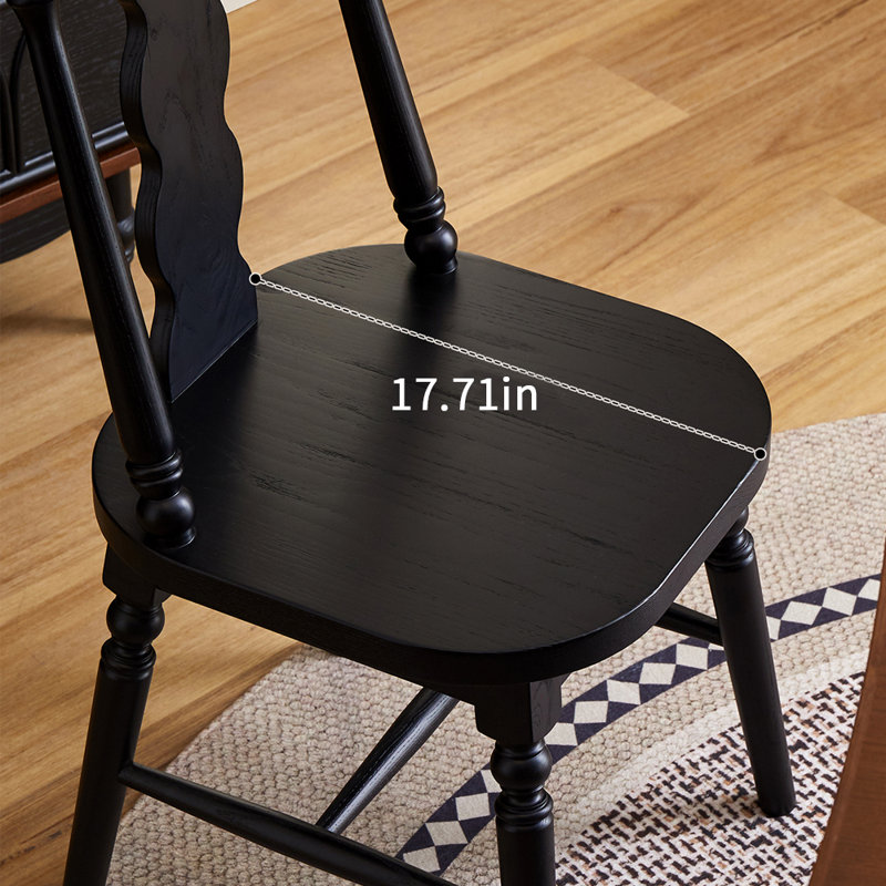 Table octogonale rétro exquise en chêne rouge durable