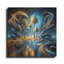 «Palm Beach Abstract 4» par Rey Klimt, art mural en métal, 24 po x 24 po-421400179