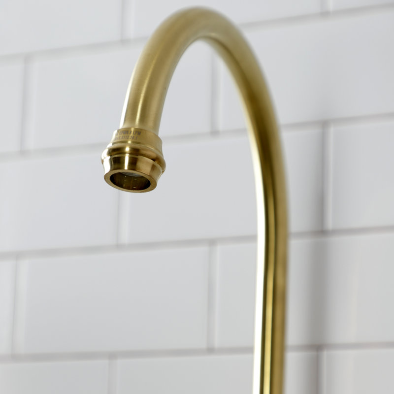 Robinet de cuisine, Laiton brossé