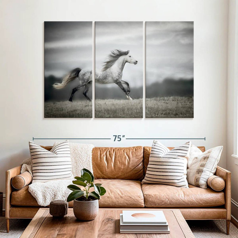 Brampt Wind Blown Mane II, 42" H x 65" W