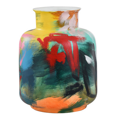 Tene Vase - Multi Colour Finish on Ceramic