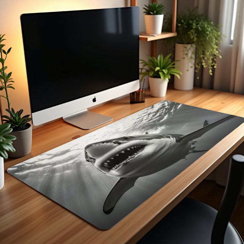 Polyester Desk Pad, 14.4x12.1