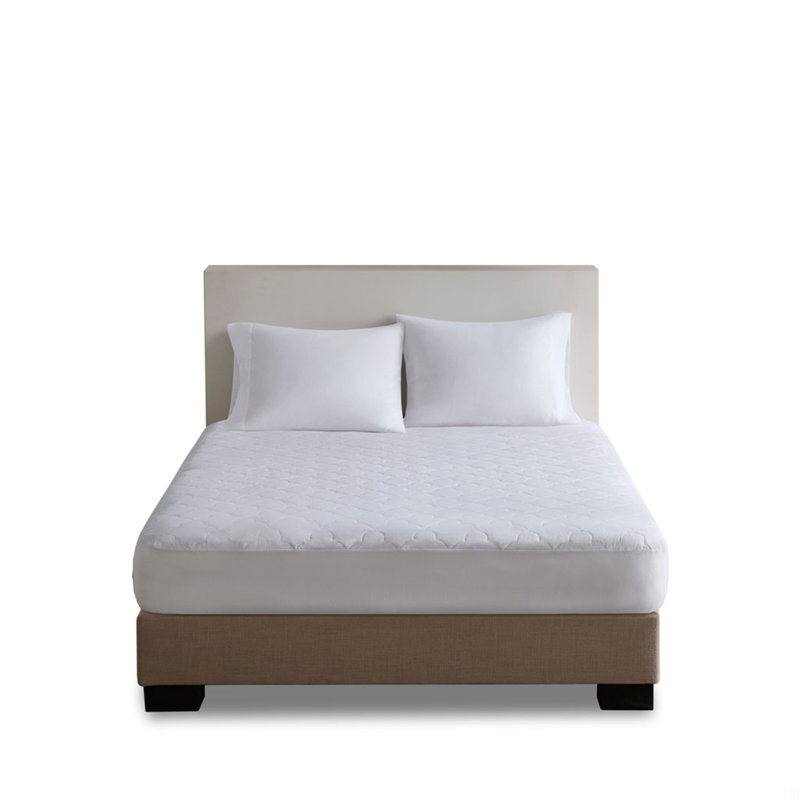 Protège-matelas matelassé en coton percale