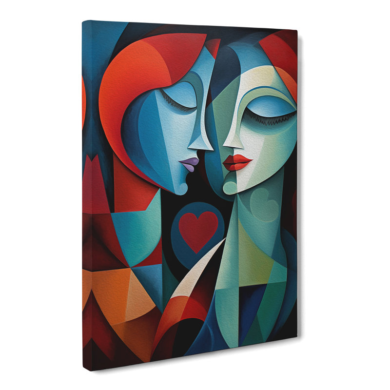 Lovers Orphism - Print, 76cm H x 50cm W x 3cm D