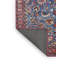 Tapis décoratif bleu oriental/rouge ABENI-75976603