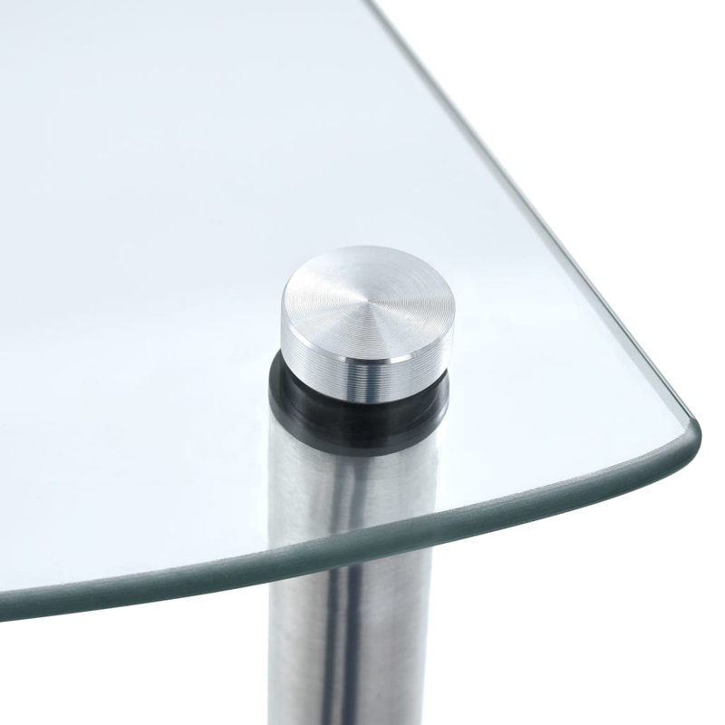 Sisler 30cm W Metal Shelving Unit, Transparent