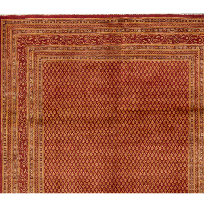 Wool Oriental Area Rug, Rectangle 6'7" x 9'7"