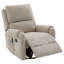 Fauteuil inclinable manuel multifonctionnel, rembourré en chenille, chaise berçante moderne avec rangement pour le salon et la chambre de bébé