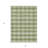 HomeRoots 3' X 5' Green And Light Green Plaid Washable Indoor Outdoor Area Rug