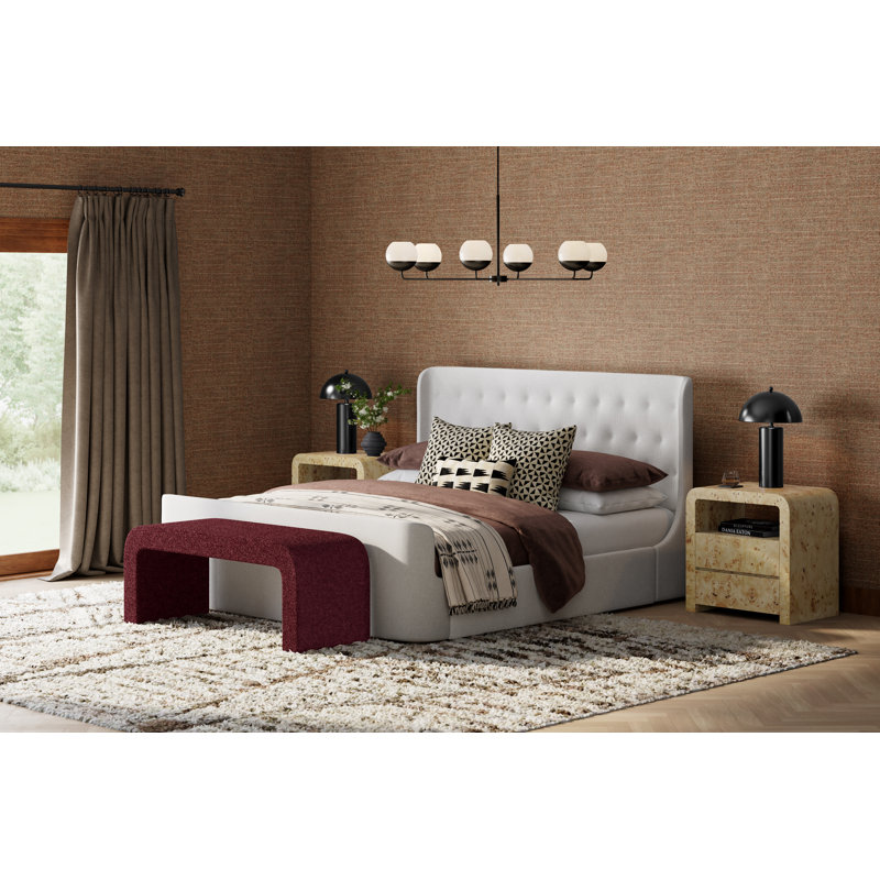 Cassius 2 - Drawer Nightstand in Light Brown