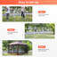 10,6 pi. L 10,6 pi. D Pavillon de jardin escamotable en aluminium