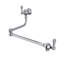 Edwardian™ Country Two Handle Wall Mounted Swing Arm Pot Filler Faucet with Lever Handles-55250869