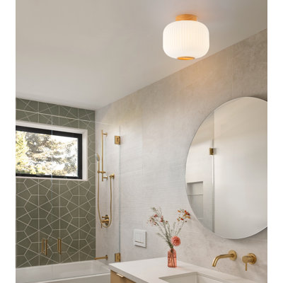 Glass Flush Mount
