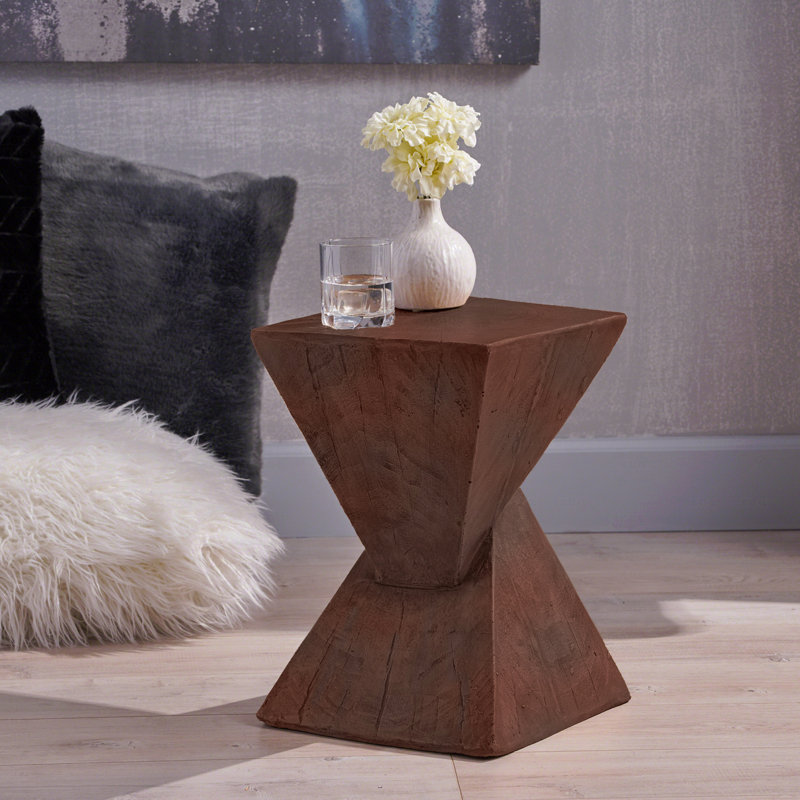 Table d'appoint Mgo, Brun